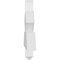 Ekena Millwork Redmond Architectural Grade PVC Gable Bracket, 72"W x 12"H x 2"D x 4"F, 4/12 Pitch GBP072X12X0204RED00 - alternate 2